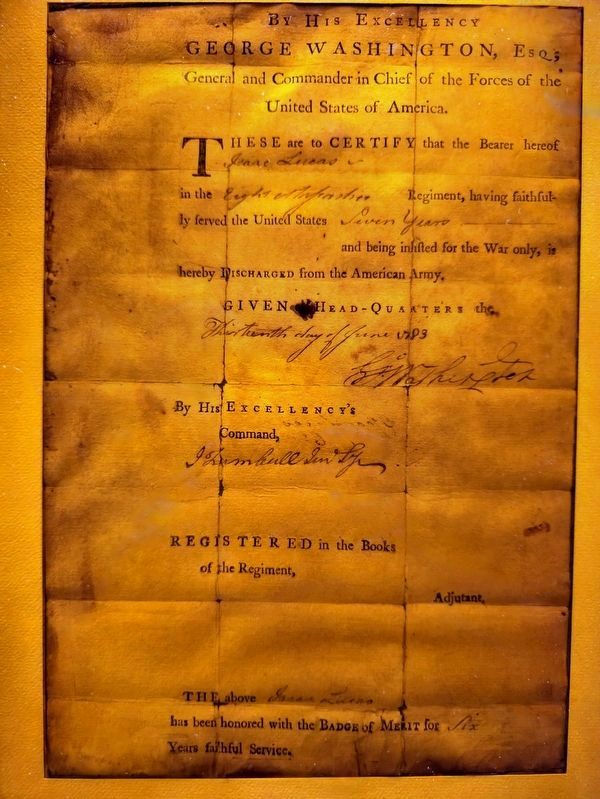 A Revolutionary War Soldier Marker image. Click for full size.