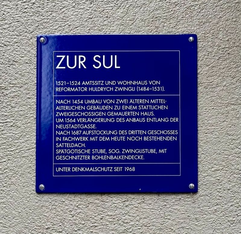 Zur Sul Marker. Click for full size. Zur Sul Marker image. Click for full size.