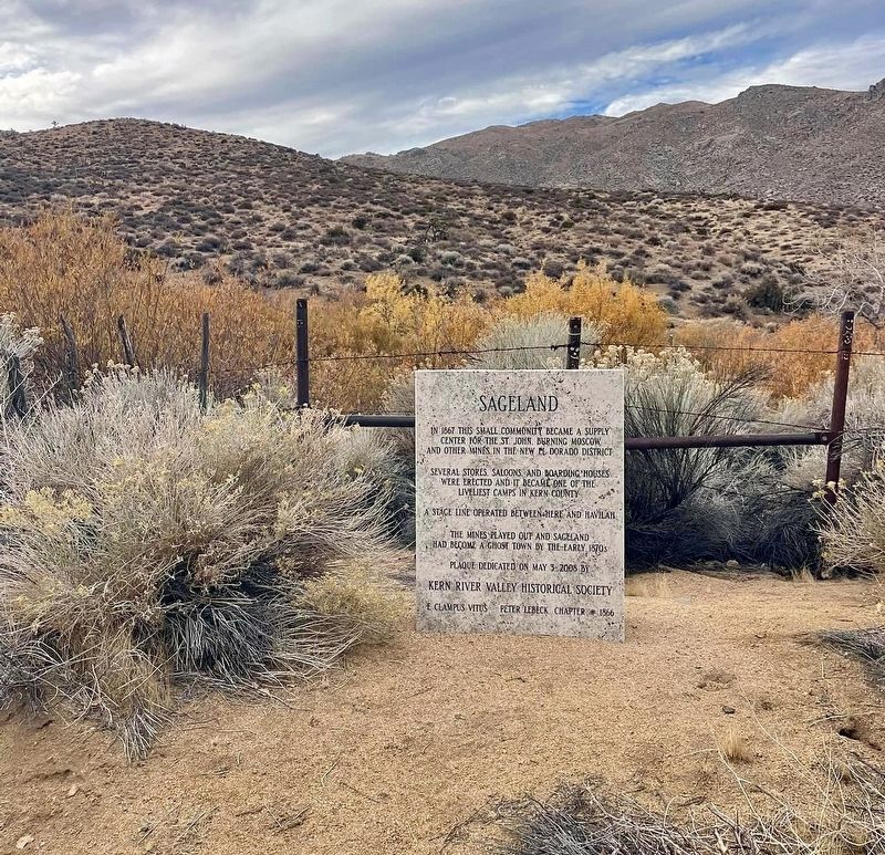 Sageland Marker image. Click for full size.