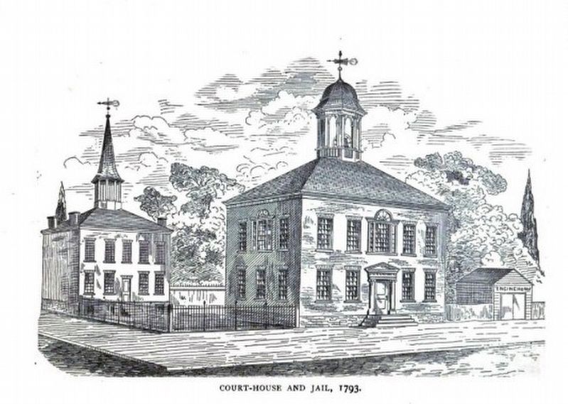 Rensselaer County's First Courthouse. Click for full size. Rensselaer County's First Courthouse image. Click for full size.