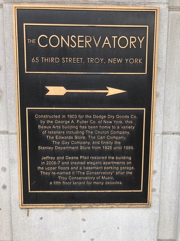 The Conservatory Marker image. Click for full size.