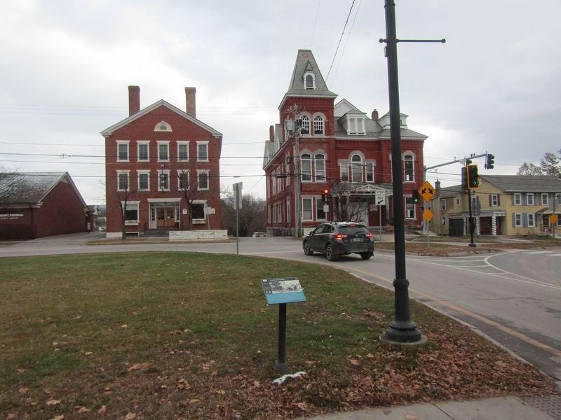 The Addison County Courthouse Marker image. Click for full size.
