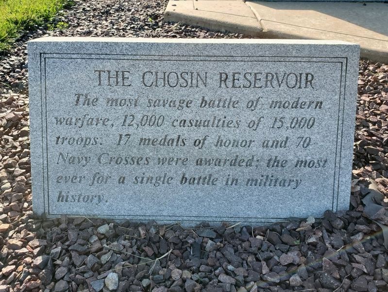 The Chosin Reservoir (left panel). Click for full size. The Chosin Reservoir (left panel) image. Click for full size.