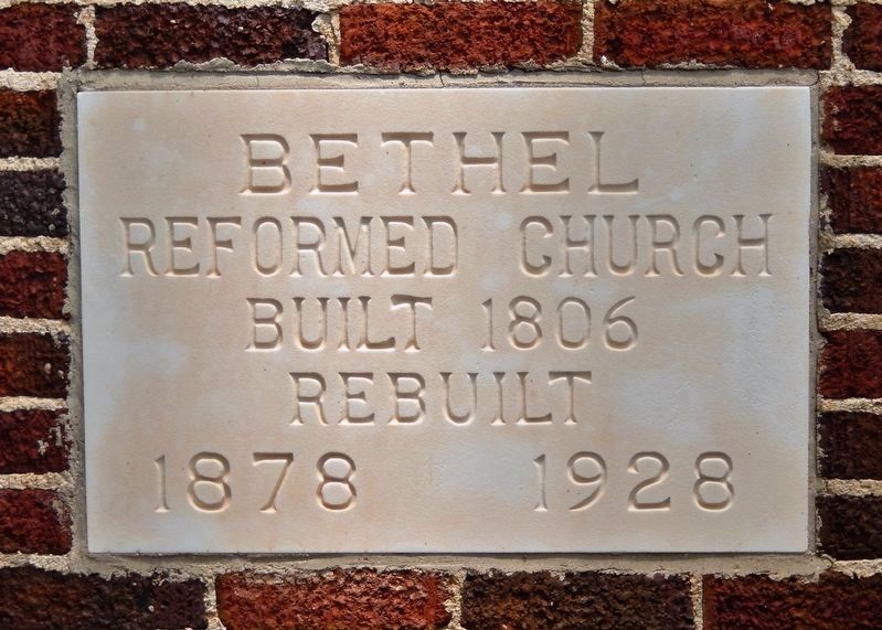 Bethel Bear Creek Reformed Church Cornerstone. Click for full size. Bethel Bear Creek Reformed Church Cornerstone image. Click for full size.