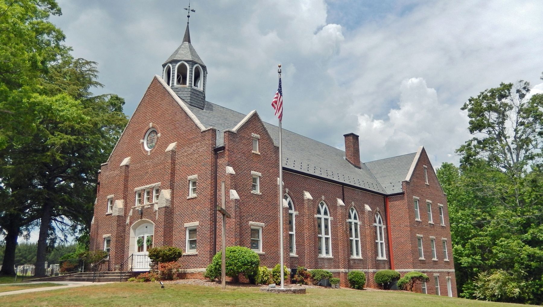 Bethel Bear Creek Reformed Church (<i>southeast elevation</i>). Click for full size. Bethel Bear Creek Reformed Church (<i>southeast elevation</i>) image. Click for full size.
