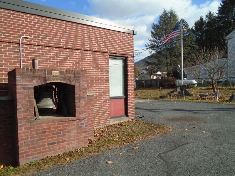 Gordon Public School Marker, Bell and Bricks image. Click for full size.