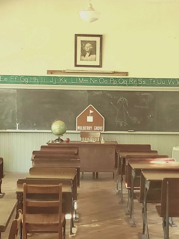 Interior of the school building image. Click for full size.