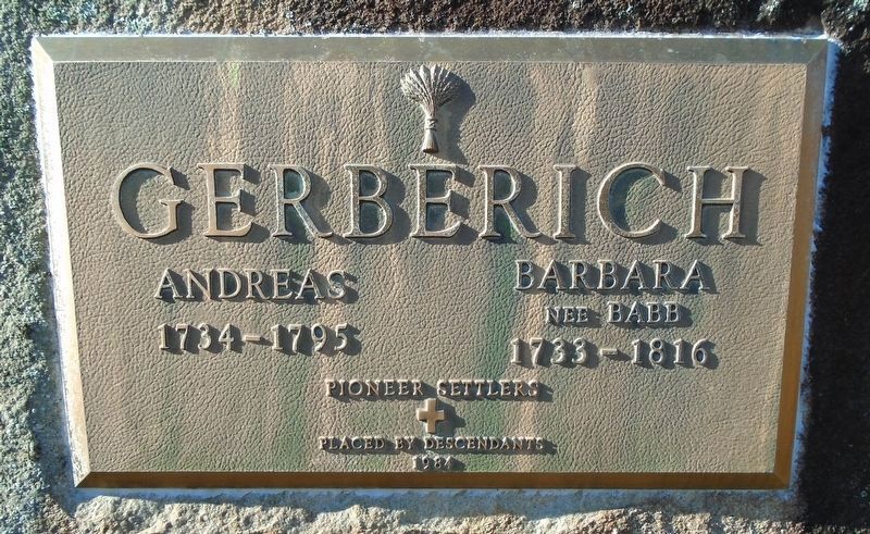 Gerberich Family in America Marker image. Click for full size.