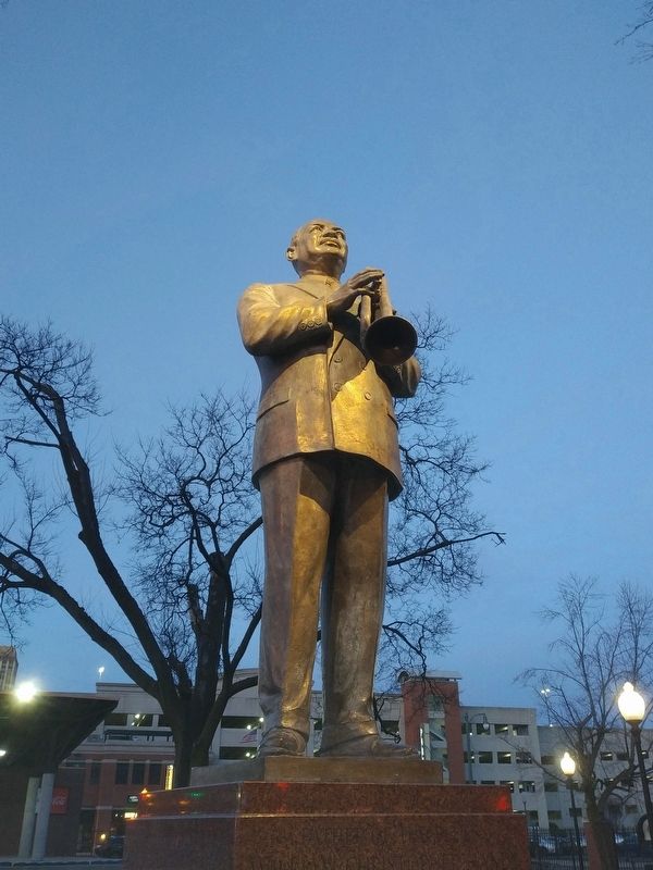 W.C. Handy Statue located in Handy Park image. Click for full size.