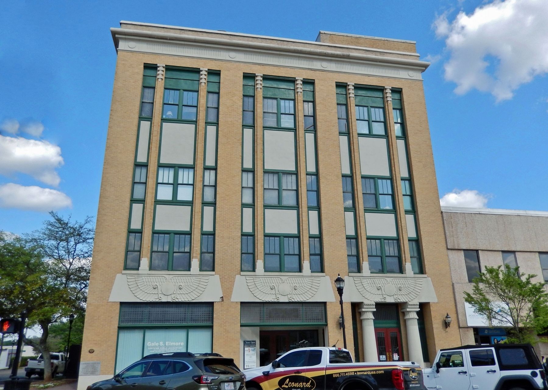 Cleveland Masonic Temple (<i>west elevation</i>) image. Click for full size.
