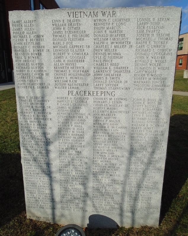Vietnam War and Peacekeeping Memorial image. Click for full size.