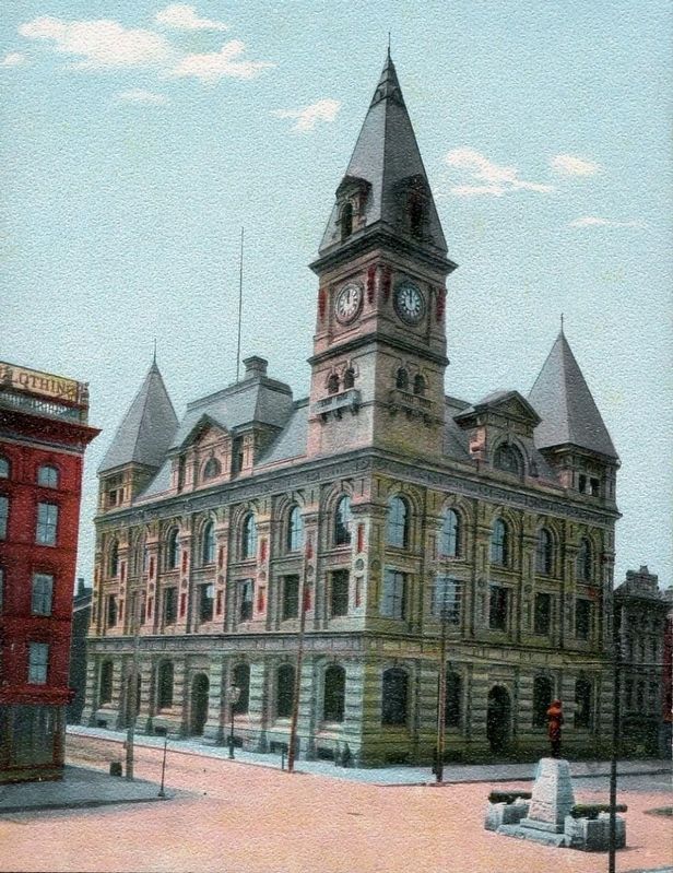 Old Post Office (1886-1935), formerly on the site of the Dominion Public Building image. Click for full size.