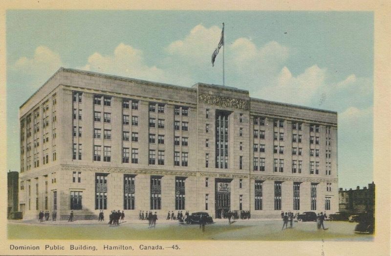 Postcard of the Dominion Public Building, 1935 image. Click for full size.