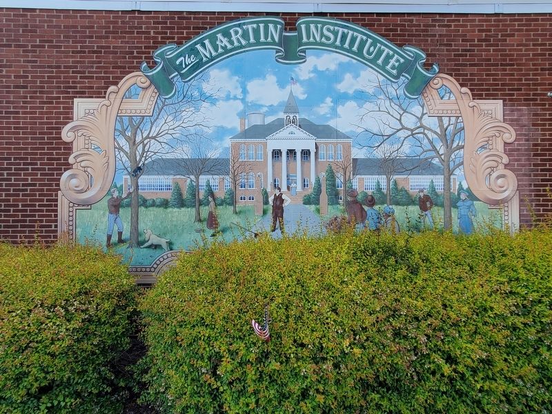 Martin Institute Mural. Text is off photo to the right image. Click for full size.