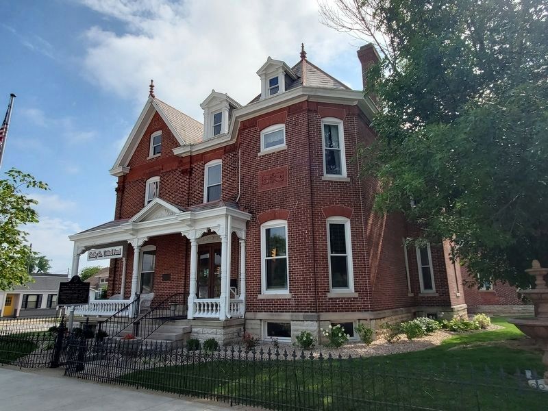 Site of Home of Thomas Andrews Hendricks. Click for full size. Site of Home of Thomas Andrews Hendricks image. Click for full size.