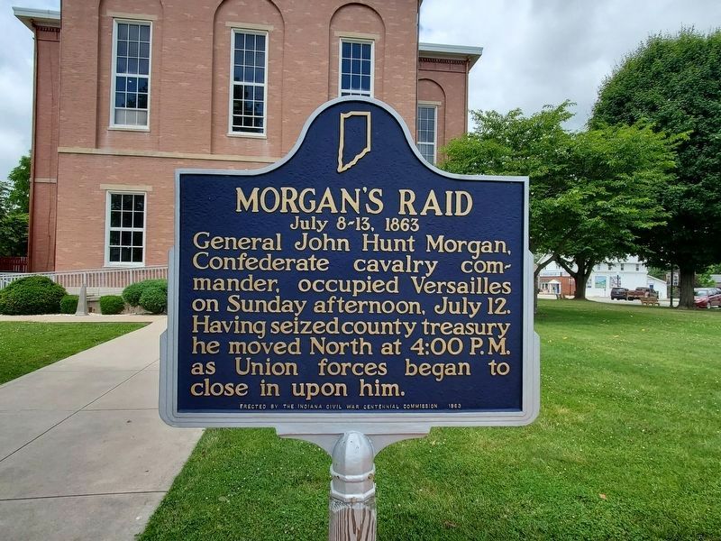Morgan's Raid Marker (refurbished). Click for full size. Morgan's Raid Marker (refurbished) image. Click for full size.