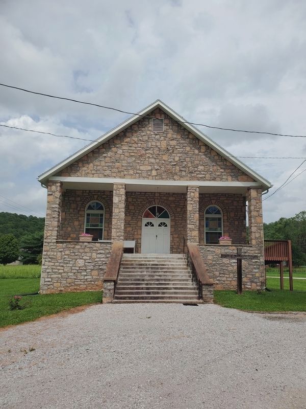 Old Cedar Baptist Church where Karsner served as deacon image. Click for full size.