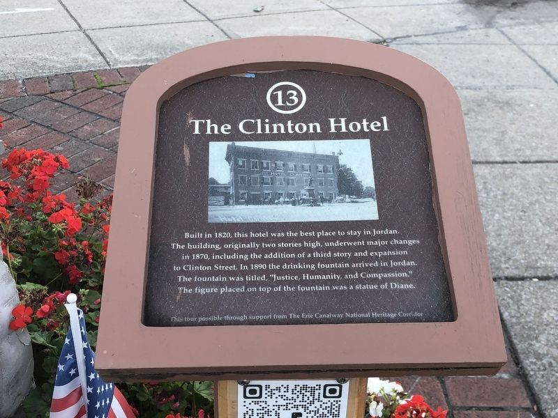 The Clinton Hotel Marker image. Click for full size.