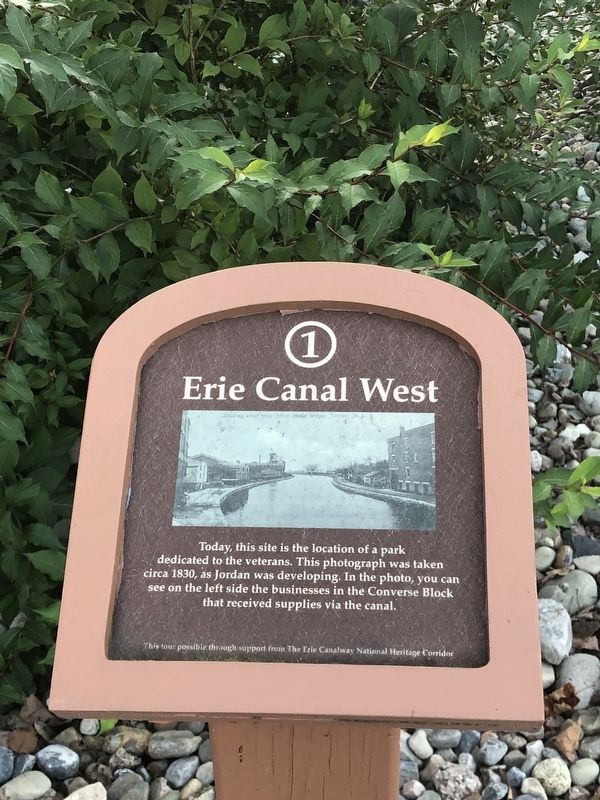 Erie Canal West Marker image. Click for full size.