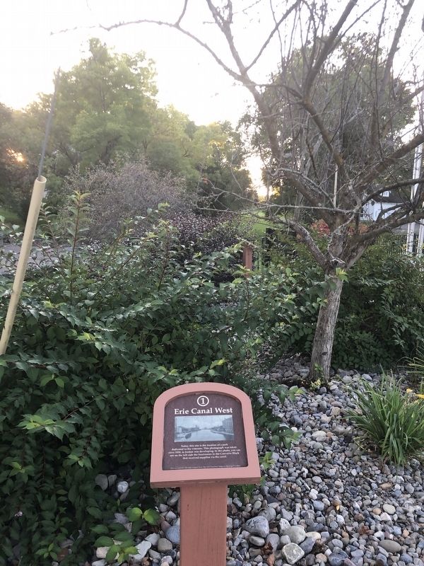 Erie Canal West Marker image. Click for full size.