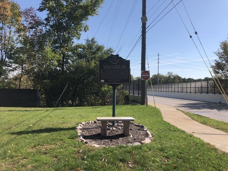 Gates of Hope for Jewish Immigrants Marker. Click for full size. Gates of Hope for Jewish Immigrants Marker image. Click for full size.