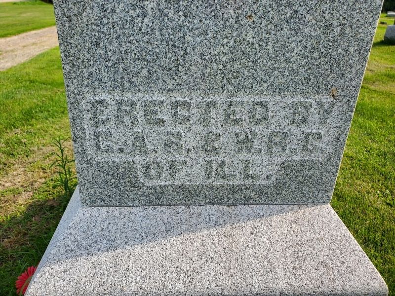 Side view of Mary A. Bickerdyke Monument image. Click for full size.