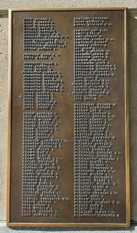 Edgewood Roll of Honor Marker. Click for full size. Edgewood Roll of Honor Marker image. Click for full size.
