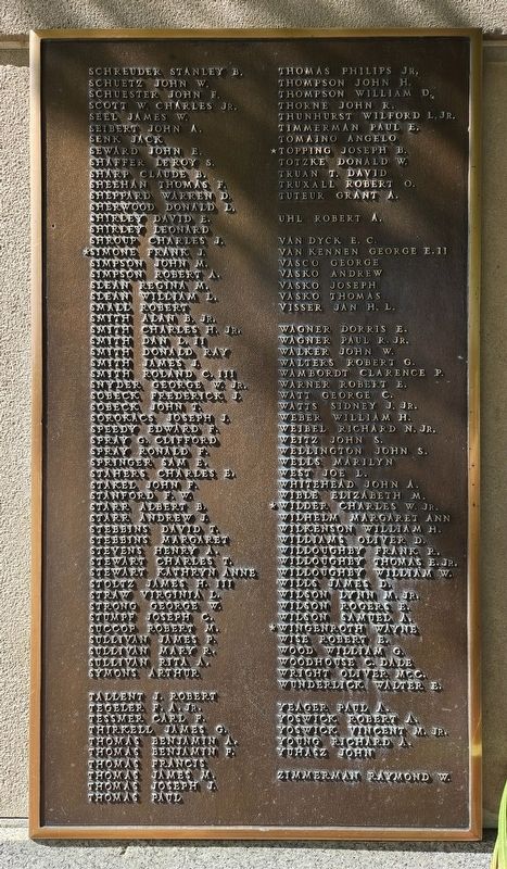 Edgewood Roll of Honor Marker. Click for full size. Edgewood Roll of Honor Marker image. Click for full size.
