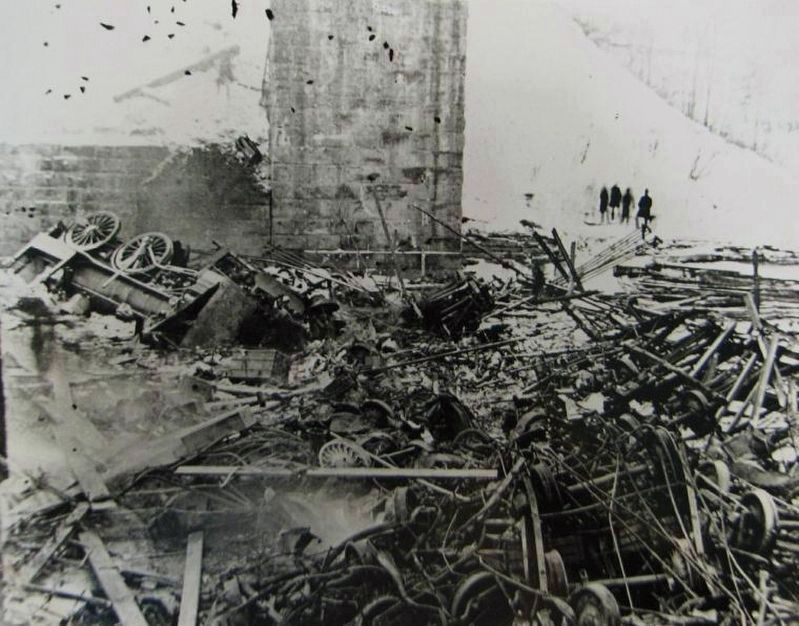 Wreckage of the Pacific Express #5. Click for full size. Wreckage of the Pacific Express #5 image. Click for full size.