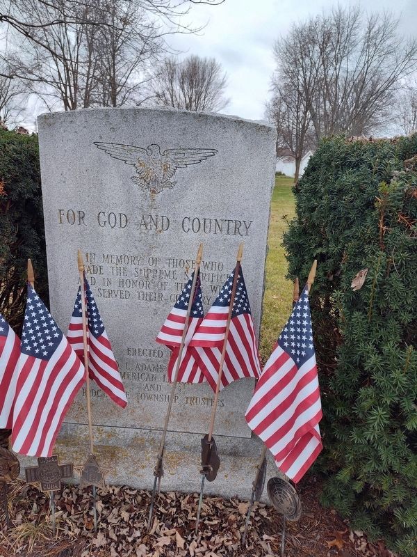 For God and Country Marker. Click for full size. For God and Country Marker image. Click for full size.