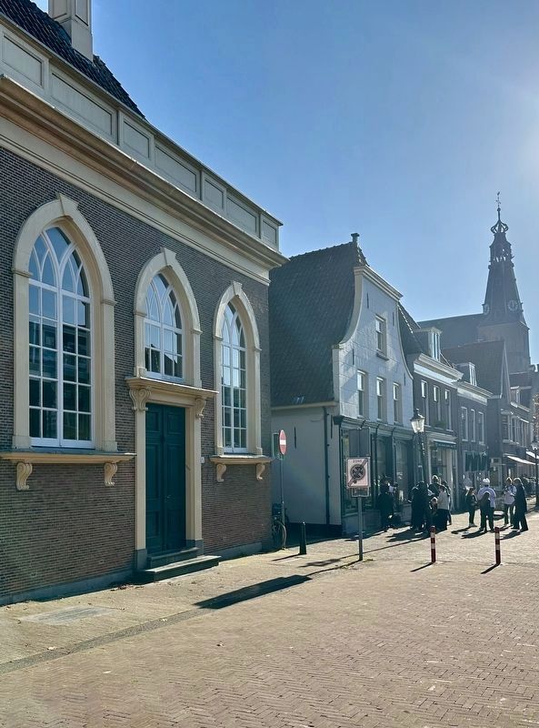 ““They were just suddenly gone” Marker - wide view, looking south on Nieuwstraat. Click for full size. ““They were just suddenly gone” Marker - wide view, looking south on Nieuwstraat image. Click for full size.