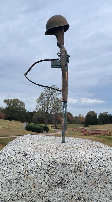 Reverse of the Archer T. Gammon Memorial showing Floral Hills Cemetery in the background. Click for full size. Reverse of the Archer T. Gammon Memorial showing Floral Hills Cemetery in the background image. Click for full size.