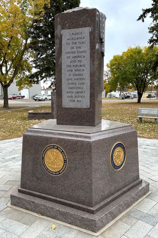 Ottertail County Veterans Memorial, Center Pillar image. Click for full size.