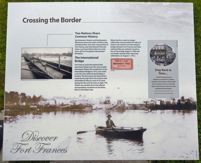 Crossing the Border Marker image. Click for full size.