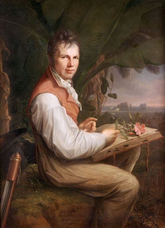 Portrait of Alexander von Humboldt. Click for full size. Portrait of Alexander von Humboldt image. Click for full size.