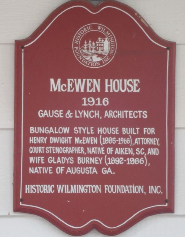 McEwen House Marker image. Click for full size.