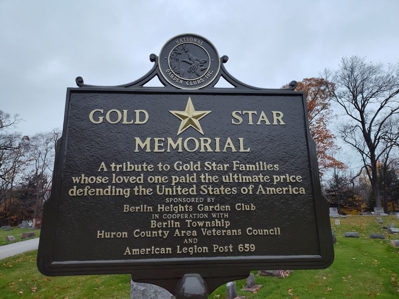 Berlin Heights Veterans Memorial image. Click for full size.