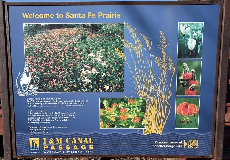 Welcome to Santa Fe Prairie Marker. Click for full size. Welcome to Santa Fe Prairie Marker image. Click for full size.