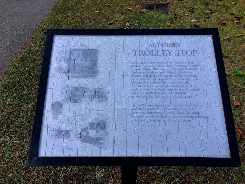 Audubon Trolley Stop Marker image. Click for full size.