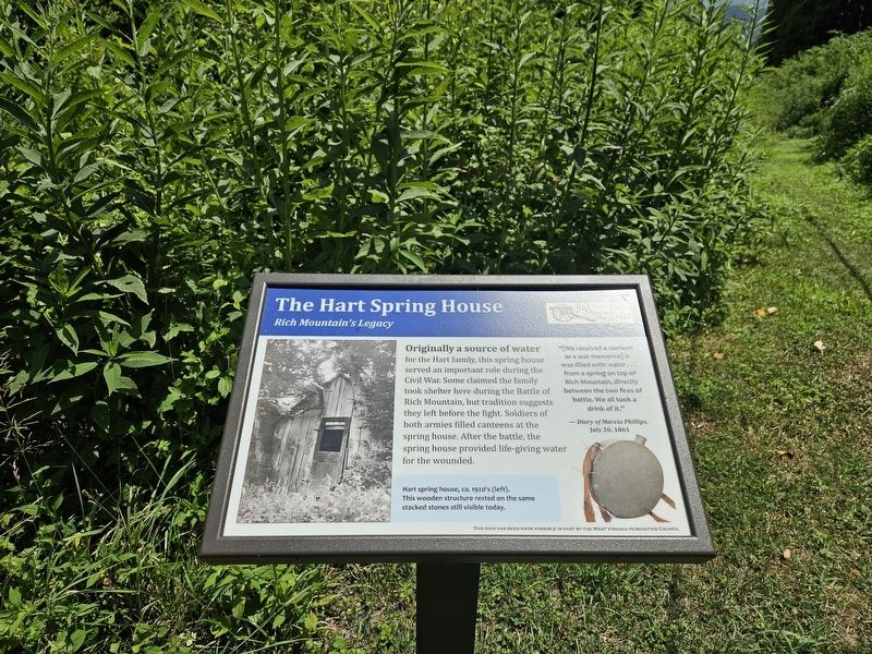 The Hart Spring House Marker image. Click for full size.