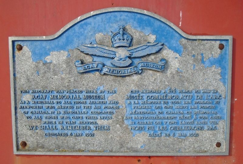 Royal Canadian Air Force Memorial. Click for full size. Royal Canadian Air Force Memorial image. Click for full size.