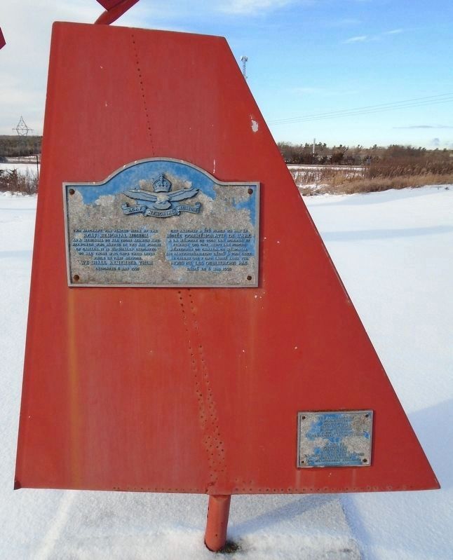 Royal Canadian Air Force Memorial Markers. Click for full size. Royal Canadian Air Force Memorial Markers image. Click for full size.