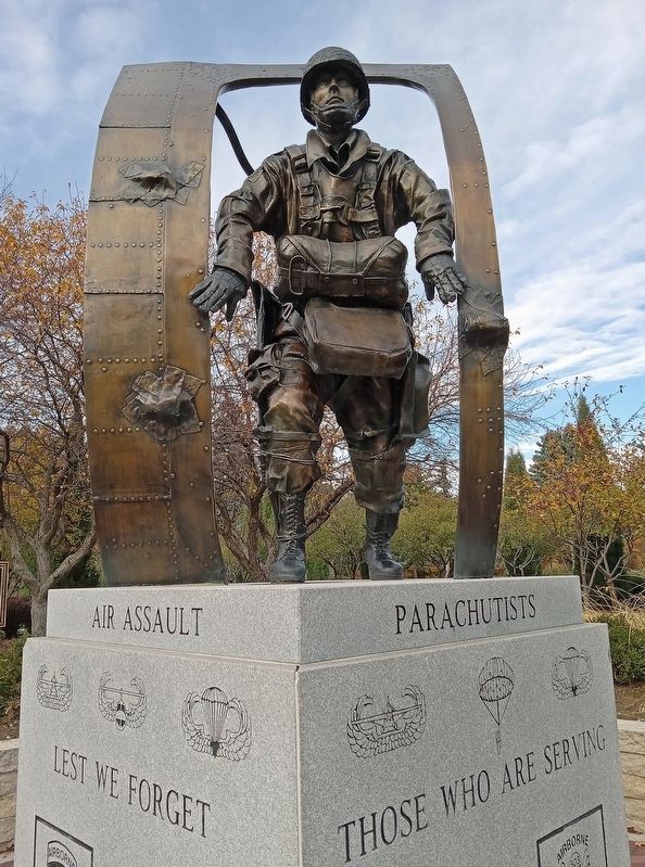 The Airborne Trooper Memorial. Click for full size. The Airborne Trooper Memorial image. Click for full size.