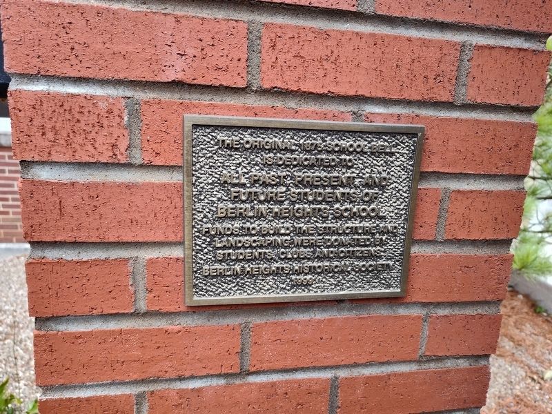 The Original 1875 School Bell Marker image. Click for full size.