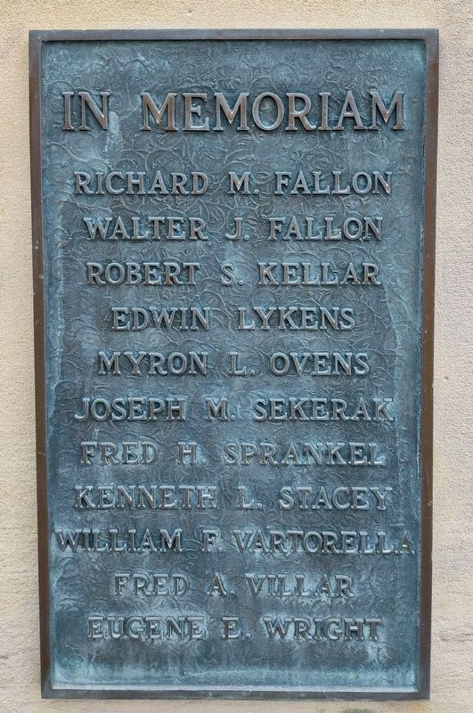 Memorial Field - In Memoriam plaque image. Click for full size.