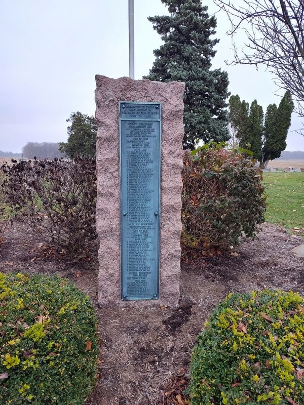 Milan Township Veterans Memorial Marker image. Click for full size.