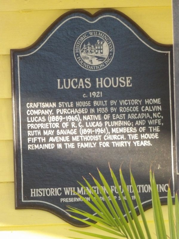 Lucas House Marker. Click for full size. Lucas House Marker image. Click for full size.