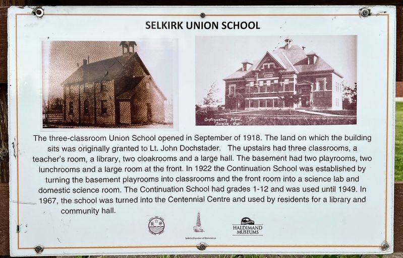 Selkirk Union School Marker. Click for full size. Selkirk Union School Marker image. Click for full size.