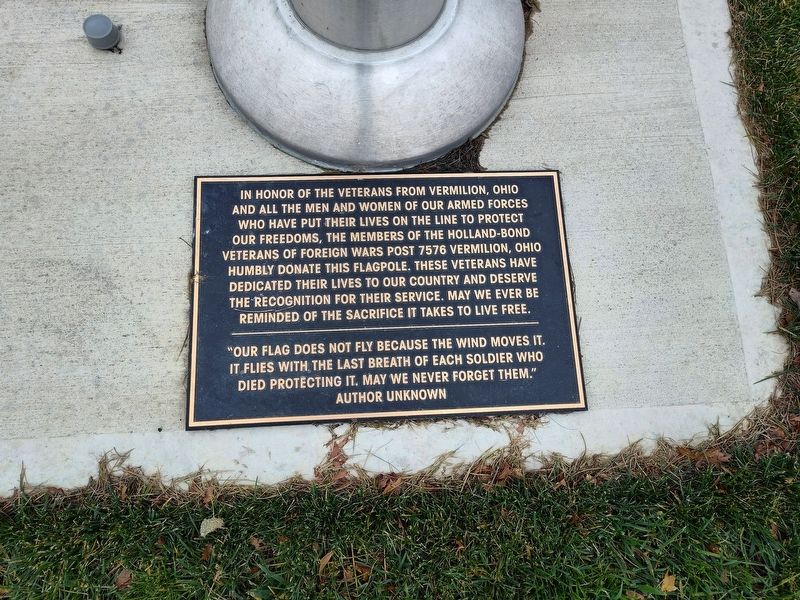 Veterans Memorial Marker. Click for full size. Veterans Memorial Marker image. Click for full size.