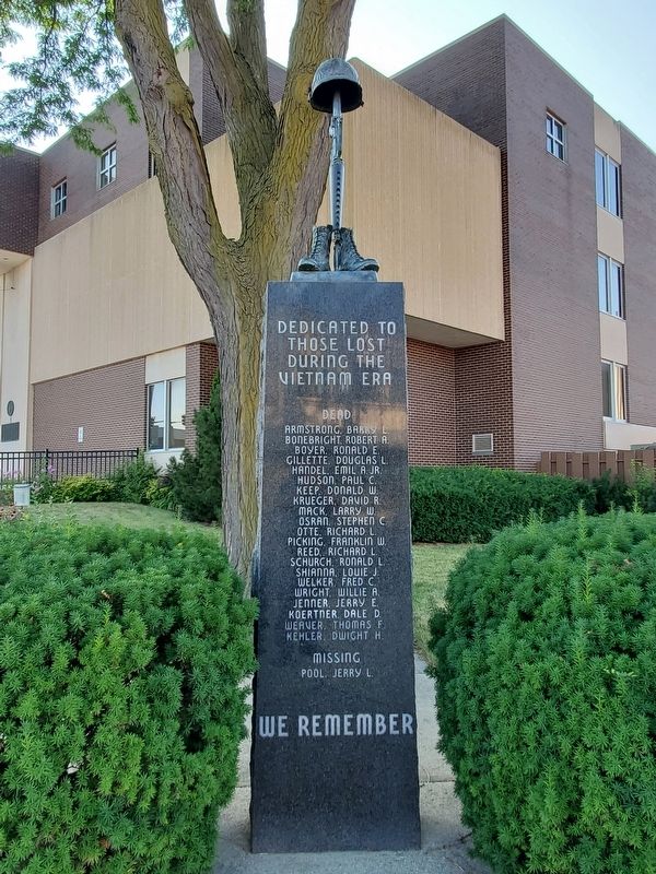 Stephenson County Vietnam Memorial Marker. Click for full size. Stephenson County Vietnam Memorial Marker image. Click for full size.